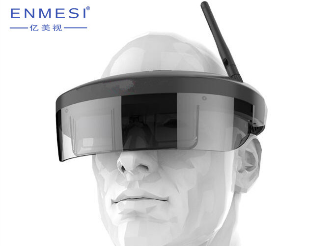 Monocular FPV Goggles Video Glasses 98 Inch Virtual High Resolution 5.8G