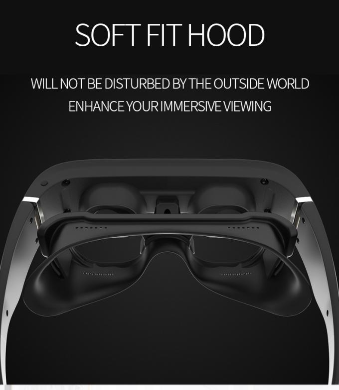 HD OLED 200 Inch VR Glasses 1280 * 720 * 2 LCoS Screen Head Mounted Display