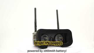 FPV Drone Goggles  Inch 8 Channel Bright Display