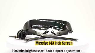 Giant 143 Inch AR Glasses 1080p HDMI