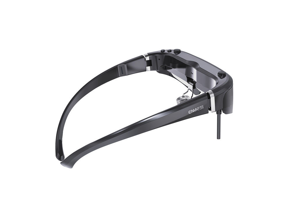 ENMESI AR Smart Glasses with 43° FOV 2000nits Brightness and USB-C Interface for Enhanced Augmented Reality Experience