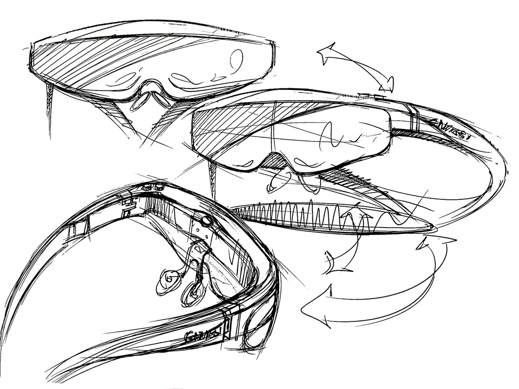 ENMESI V50 AR/VR Smart Glasses OLED 3000 Nits 1080P Head Mounted Display With USB-C