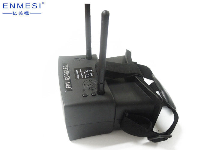 Real Time Transmission FPV Drone Goggles , High Resolution Google FPV Glasses 48CH 5.8G