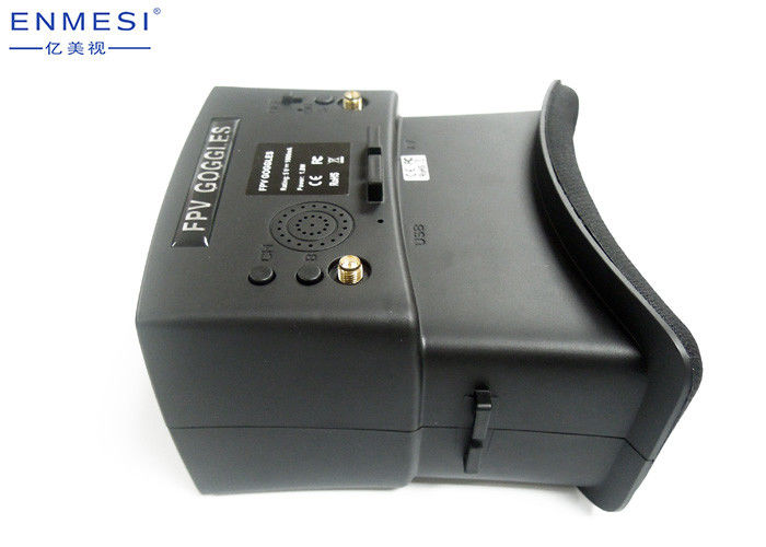 Real Time Transmission FPV Drone Goggles , High Resolution Google FPV Glasses 48CH 5.8G