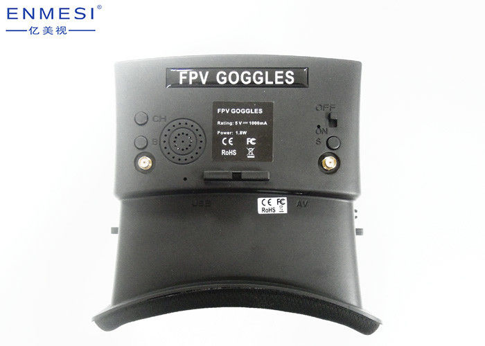 Short Delay Comfortable FPV Drone Goggles With AV In For Toys 4.3