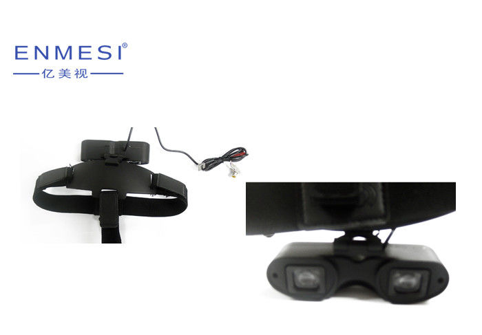 WVGA 640*480 Head Mounted Display For Gaming  , Durable Movie Head Mount Display