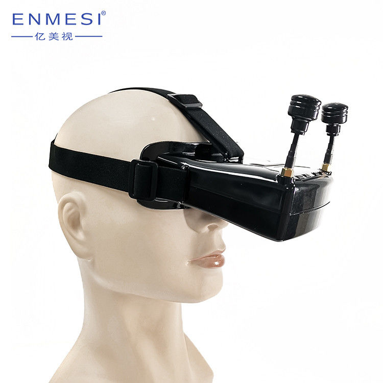 Micro Budget FPV Drone Flying Goggles 2.7 Inch 48 Channels TFT Screen For RC Drone
