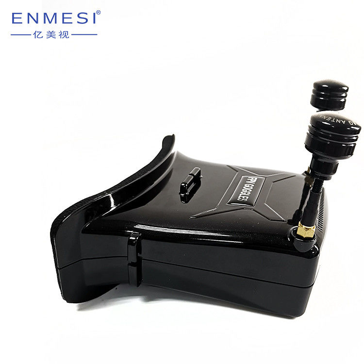 Large Degree LCD 2.7 Inch FPV Drone Goggles Dual Round Rod Antenna RF Mode For Race Drone