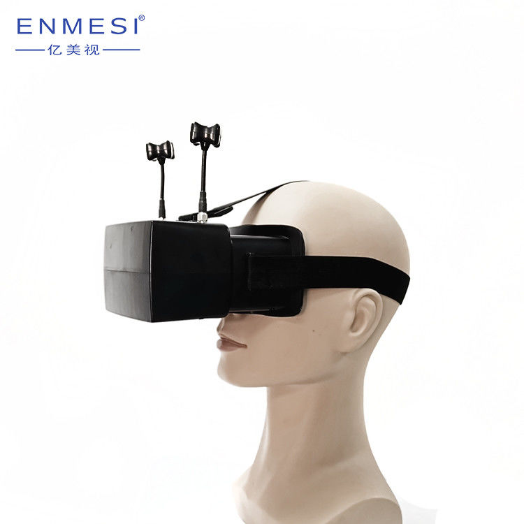 48 Channel HD FPV Goggles Large FOV 4.3 Inch Dual Antenna 0/120 Degrees FOV For UAV