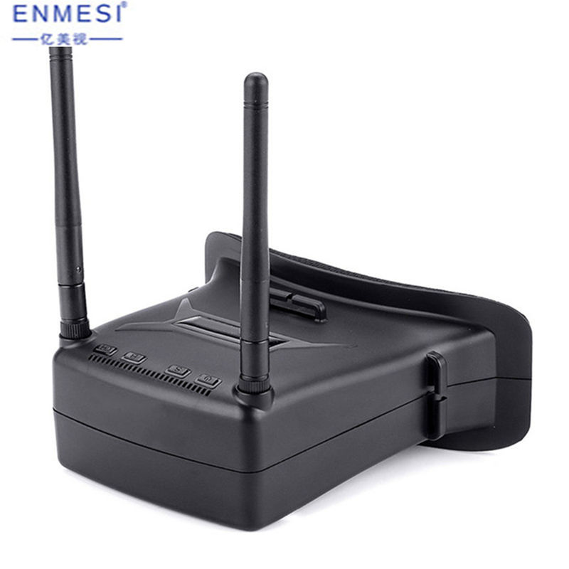 960 * 240 Resolution RC FPV Drone And Goggles 1.4 W 2.7 Inch TFT Screen 48 Channels FPV Helmet