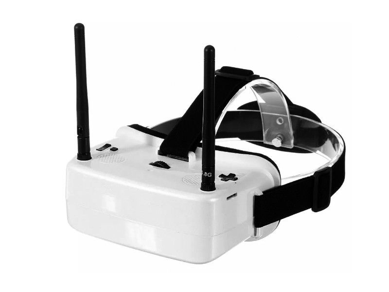 480×360 Pix  AV IN FPV Goggles Mini 2 Inch Binocular Screen 48 Channels