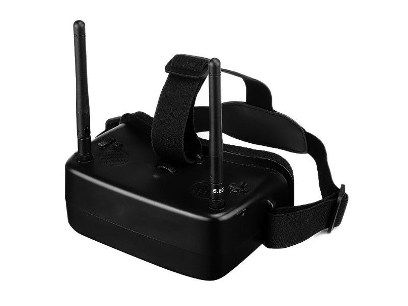 RC Glasses 300 Nits FPV Drone Goggles 48CH F2 Inch Binocular Display 3.7v 1000mAh