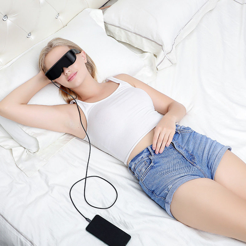 HD OLED 200 Inch VR Glasses 1280 * 720 * 2  LCoS Screen Head Mounted Display