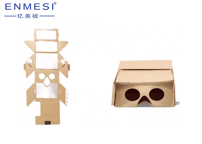 Gaming AR Smart Glasses PVC Optical , Cardboard Head Mounted Displays