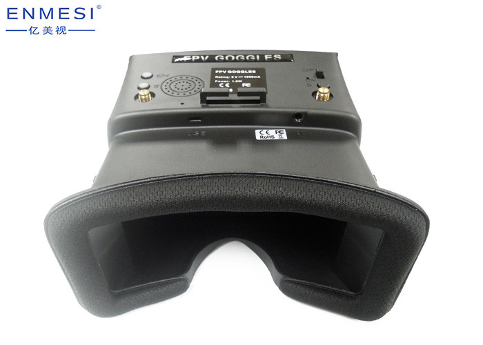 Short Delay Comfortable FPV Drone Goggles With AV In For Toys 4.3