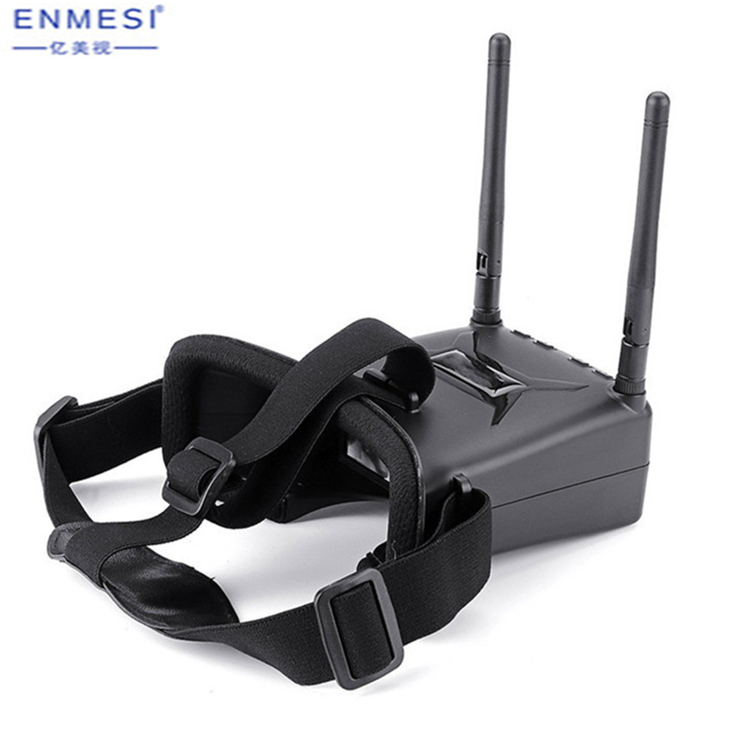 960 * 240 Resolution RC FPV Drone And Goggles 1.4 W 2.7 Inch TFT Screen 48 Channels FPV Helmet