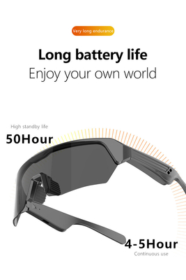 BT 5.3 Version ABS + PC Smart Bluetooth Riding Glasses WIth Stereo & Dual Channel