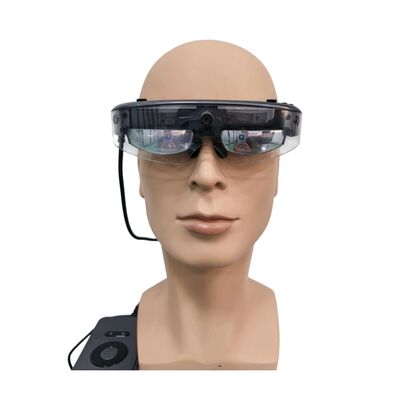 1080P OLED AR Smart Glasses with 43° FOV and 3000nits Brightness for Immersive Augmented Reality Experience