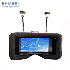 AV In FPV Drone Goggles 4.3&quot; High Resolution TFT Large Size Monitor With Headband