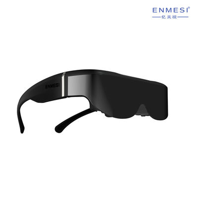3D Glasses 200 Inch HMD Binocular Head Mounted Display 1.65W
